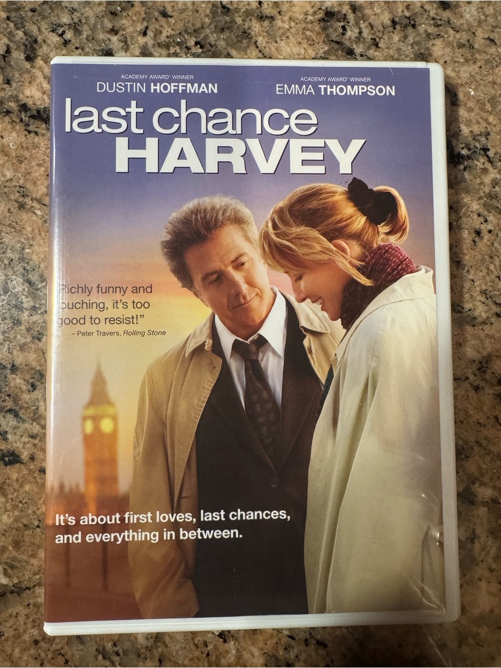 Last Chance Harvey DVD — Dustin Hoffman & Emma Thompson